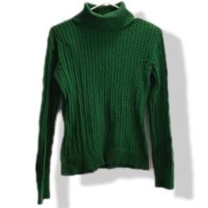 Green Turtleneck, women's M